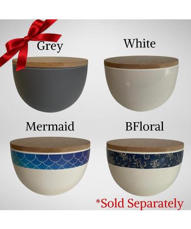 Clay Face Mask Mixing Bowl Set with Bamboo Lid, Spoon, and Brushes - DIY Clay Mask Kit for Facials, Body, and Hair - Buy Online on GoSupps.com