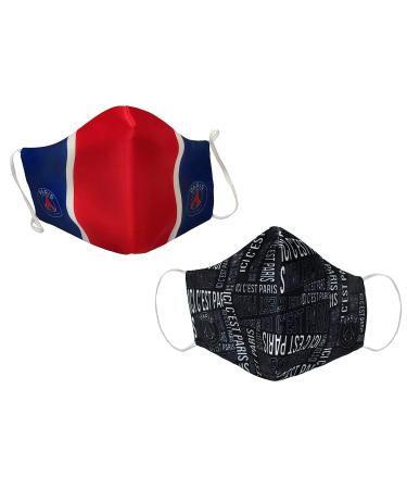 Paris Saint-Germain 2 x Children's Mask Splash Guard Reusable Washable PSG