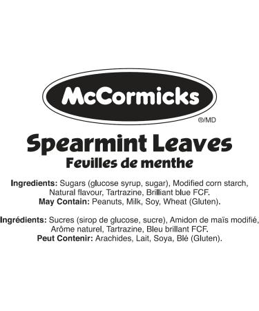 McCormicks Spearmint Leaves - Gummies - Bulk Candy Bag 1.8kg - Buy Online on GoSupps.com