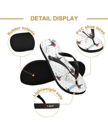 Shop Mnsruu Dachshund Puppy Flip Flops - XL Indoor & Travel Footwear for Men & Women | Home Hotel Spa - Buy Online on GoSupps.com