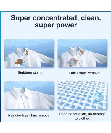 Shedmuller Stain Remover Clothes Oil Stain Remover Active Enzyme Clothing Stain Remover Active Enzymatic Laundry Cleaning Active Enzyme Laundry Stain Remover Stubborn Stains Cleaner (B) - Buy Online on GoSupps.com