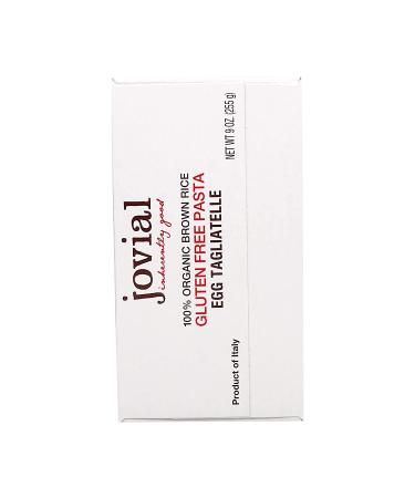 Jovial Egg Tagliatelle Gluten-Free Pasta | USDA Organic Whole Grain Brown Rice | Made in Italy | 9 oz - Buy Online on GoSupps.com