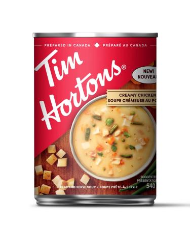 Tim Hortons Creamy Chicken Soup Ready to Serve 540mL Can