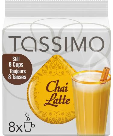 Tassimo Nabob Latte Coffee Single Serve T-Discs 263g (5 Boxes of 8 T-Discs) & Chai Tea Latte Single Serve T-Discs 180g Coffee+ Chai Tea Latt - Buy Online on GoSupps.com