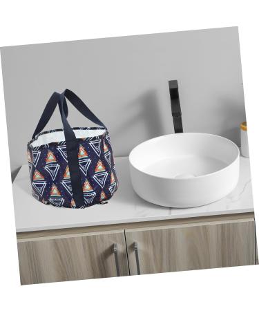 FRCOLOR Foldable Foot Bag Foot Soaking Bag with Handles Outdoor Portable Foot Basin Folding Foot Bath Bucket Convenient Folding Water Bag Fishing Hood Peva Sole of Foot Travel - Buy Online on GoSupps.com