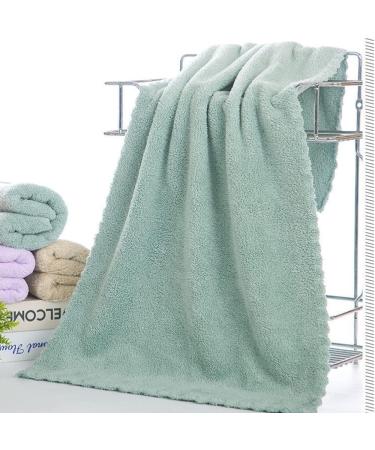 TOPJINZHIONE 2 Pack Ultra Soft Cotton Face Washcloths | Microfiber Hand Towel for Hotel Spa | Coral Velvet Face Towel - Buy Online on GoSupps.com