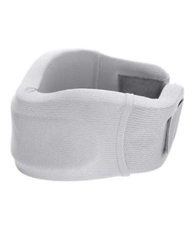 Neck support made of soft foam relieves neck pain and pressure on the spine removable protective cover neck support for the gray (l) Large office