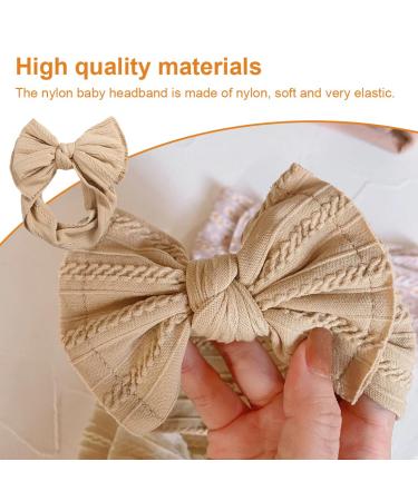 Shop Eihi 3-Pack Baby Front Ligaments for Girls | Soft & Elastic Nylon Forehead Bands - Perfect Baby Photo Accessories - Buy Online on GoSupps.com