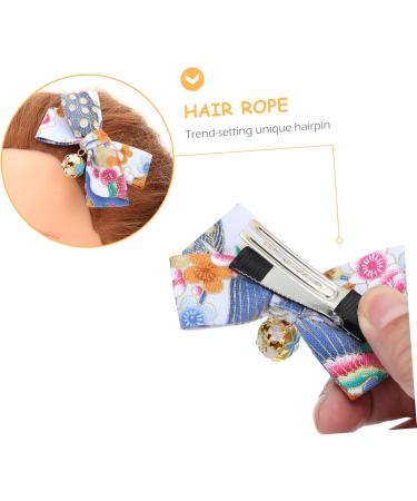 FRCOLOR 2 Pairs Hairpin Hair Claw Clips Hair Catch Barrette Bow Clips Vintage Bow Hair Pins Bow Clip Floral Hair Accessories Tassel Hair Clips Polyester Girl Antique Child - Buy Online on GoSupps.com