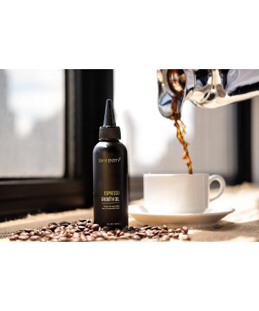 Edge Entity Espresso Hair Growth Oil | Vit C, Avocado Oil, & Coffee Blend for Thinning Hair | Treats Dry Scalp | Ideal for Kinky, Curly, Coily 4A, 4B, 4C Hair Types - Buy Online on GoSupps.com