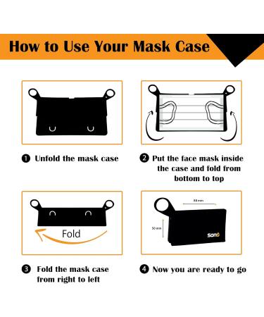 Sono Face Mask Accessories Set 11 Piece Adjustable Ear Saver Lanyards Brackets & Storage Case | Touchless Door Opener Included - Buy Online on GoSupps.com