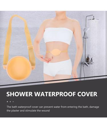 Healifty Stoma Ostomy Waterproof Bath Cover Set with Adjustable Belt - Skin Color | Shower Stoma Cover for Ostomy Supplies - Buy Online on GoSupps.com