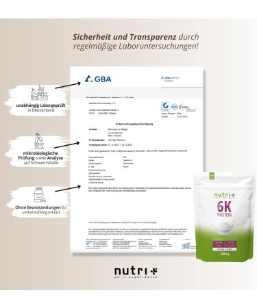 Nutri+ Protein Vanilla 1kg - 80% Protein Powder | Lactose & Sugar-Free 6-Component Protein Shake - Made in Germany - Buy Online on GoSupps.com