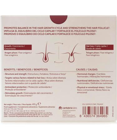  Cantabria Labs Cantabria Labs Iraltone Hair Efflu Booster Anti-Hair Loss 30 x 15 ml - Buy Online on GoSupps.com