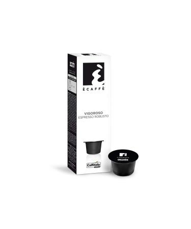 Caffitaly Capsule - Coffee Capsule - Vigoroso - 100% Robusta - case of 10 Capsules - Espresso