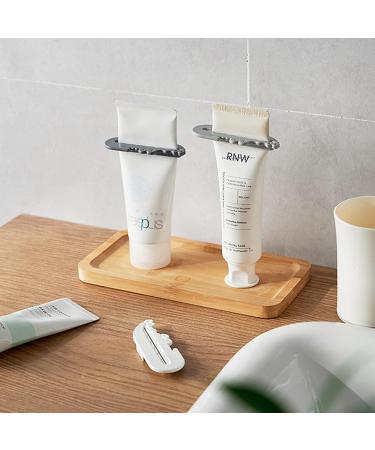 6-Piece Toothpaste Tube Squeezer Dispenser Set - Save Toothpaste & Creams - Gray, Black, Green, Yellow, White - Buy Online on GoSupps.com