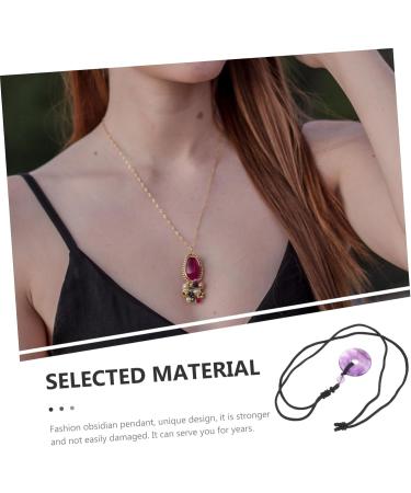 Beaupretty 3-Stone Crystal Healing Necklace with Safety Buckle - Delicate Couple's Accessory for Parties | International Shipping - Buy Online on GoSupps.com