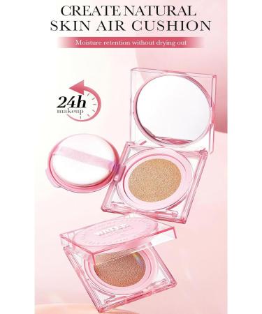 moisturizing cushion foundation BB moisturizing cream tinted face concealer full coverage bb cream long lasting makeup natural semi-matte finish matte primer - Buy Online on GoSupps.com