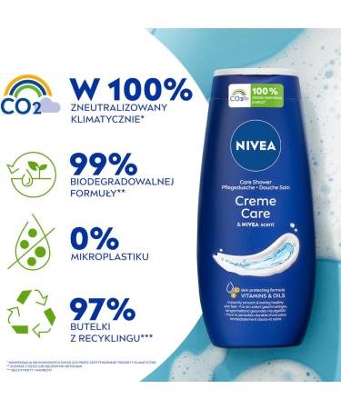  NIVEA NIVEA Shower Gel Creme Care 250 ml - Buy Online on GoSupps.com