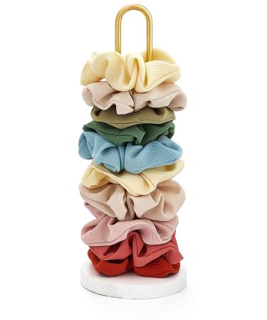 Mkono Scrunchies Holder Stand Hair Accessories Organizer Gold White Metal Scrunchies Tower Hold 25-35 Scrunchies Modern Vertical Hair Tie Organizer Jewelry Scrunchy Holder for Girls  White white and gold - Buy Online on GoSupps.com
