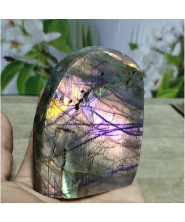 Natural Crystal Rough 650g-700g Natural Purple Light Labradorite Stone Gemstone and Crystal Original Grinding Heal Home Decoration 1pc - Buy Online on GoSupps.com