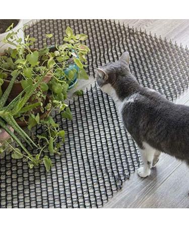 1Pc Cat Scat Mat Stop Cats from Digging with Anti Cats Net Prickle Strip for Home Repellent 13x49CM (Black) - Buy Online on GoSupps.com