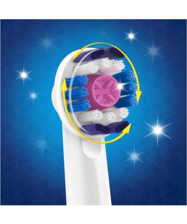 Oral-B Braun 3D White Electric Toothbrush Replacement Head - Pack of 3 Refill Brushes - Buy Online on GoSupps.com