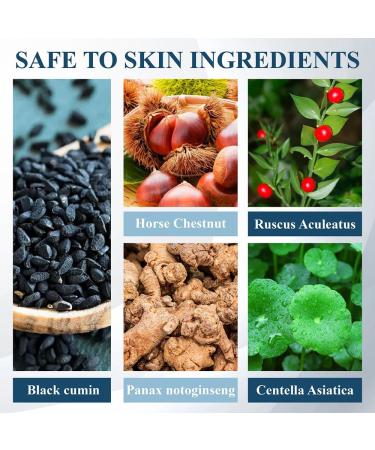 ATTDX Black Cumin Herbal Cream Effectively reduce leg discomfort (3) - Buy Online on GoSupps.com