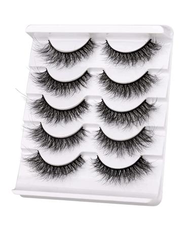 Shop 3D Volume Mink Lashes - Fluffy Wispy Natural False Eyelashes Pack (15mm) - International Shipping Available - Buy Online on GoSupps.com