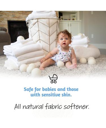 Wool Dryer Balls - Natural Fabric Softener | Reusable & Eco-Friendly | Reduces Wrinkles & Drying Time (Pack of 6 - Buy Online on GoSupps.com