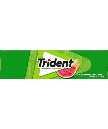Trident Watermelon Twist Sugar-Free Gum - 12 Packs, 14 Count per Pack - Buy Online on GoSupps.com
