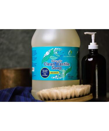 LandLSoap Unscented Pure Castile Soap Liquid - Handmade Vegan Formula - Non-GMO - Made in USA - 1 Gallon for Face, Hand & Body Wash - All Skin Types - Buy Online on GoSupps.com