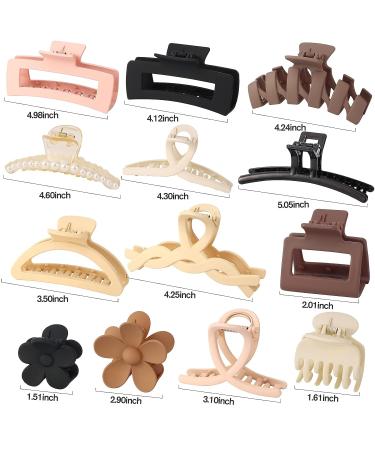 Drnytunk 13Pcs Pearl Hair Claw Clips Set for Women and Girls - Strong Hold, Non-slip Hair Accessories - Perfect Birthday or Business Gift - Buy Online on GoSupps.com