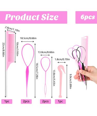 6-Piece Hair Styling Set for Women & Girls | DIY Hair Braiding Tools & Mesh Accessories - Buy Online on GoSupps.com