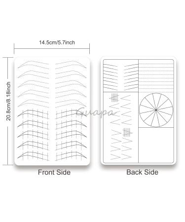 3 Pc Silicone Permanent Makeup Practice Pads for Microblading & Microshading - White Skin with Black Outline - Buy Online on GoSupps.com
