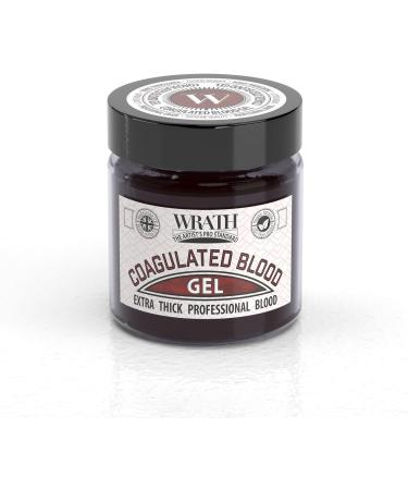 WRATH Coagulated Blood Gel - Professional Extra Thick Fake Blood Scab SFX Make-up Halloween for Scars Cuts Costumes & Vampires (30g) - Buy Online on GoSupps.com