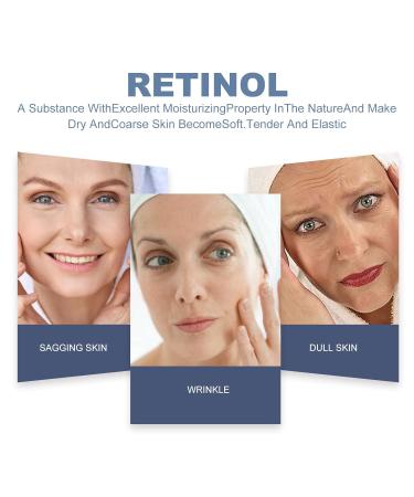 Retinol Formula Facial Cream 1oz - with Glycerin & Mineral Oil Daily Moisturizing Care Helps Improve Skin Look & Feel - Buy Online on GoSupps.com