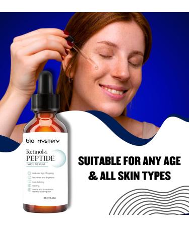 Retinol & Peptide Face Serum (33ml / 1.12 Ounce) Retinol & Peptide Serum 33ml - Buy Online on GoSupps.com