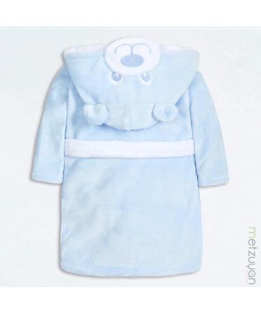Metzuyan Baby Unisex Teddy Bear Novelty Hooded Dressing Gown 18-24 Months Blue - Buy Online on GoSupps.com
