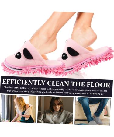 Beavorty Reusable Mop Slippers - Washable Cartoon Mopping Shoes for Easy Floor Cleaning | International Shipping Available - Buy Online on GoSupps.com