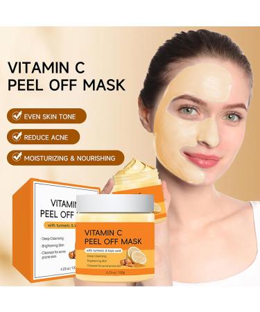 Turmeric Mud Mask with Vitamin C - Clay Mask for Pores - Deep Cleansing Clay Face Mask for Acne Prone Skin - Pore Face Mask - Skincare Face Masks Beauty for Bri_ghtenning Moisturizing (120g) - Buy Online on GoSupps.com