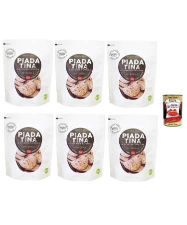 Italian Gourmet E.R. Lot de 6 paquets de piadatina bio Figuli' 100 g + Italian Gourmet Pulpa 400 g