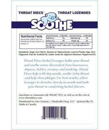 Throat Discs Original Formula Lozenges - 1.5oz Box (Pack of 3) - Buy Online on GoSupps.com