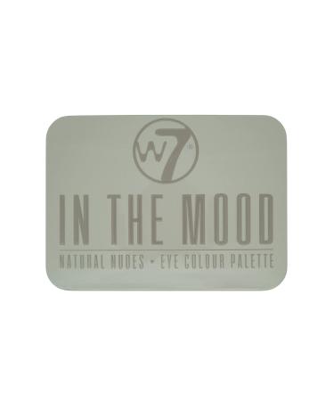 W7 in the Mood Natural Nudes Eye Shadow Palette - Make Up Palette with 6 Pigmented bright eyeshadows in the Mood 7 g (1 Pack)