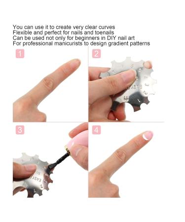 Stainless Steel French Nail Edge Trimmer - DIY Nail Art Tool for Manicurists | International Shipping Available - Buy Online on GoSupps.com