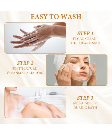 Turmeric Soap Handmade Turmeric Granular Soap Bar for Acne and Dark Spots Turmeric Soap for Face Natural Organic Turmeric Soap for Face & Body Deep Cleaning Moisturizing Erase Fine Lines Firm Pore - Buy Online on GoSupps.com