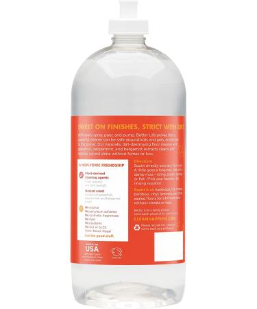 Better Life Natural Floor Cleaner - Citrus Mint, 32 Fl Oz | Eco-Friendly & Effective - Buy Online on GoSupps.com