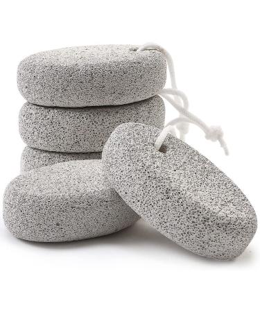 Borogo 5-Pack Natural Pumice Stone for Feet - Callus Remover and Foot File Exfoliation Tool Set for Smooth Heels, Elbows, and Hands - Buy Online on GoSupps.com