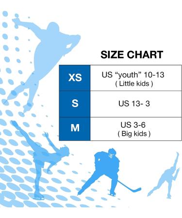 Softmax Adjustable Hockey Ice Skates for Boys and Girls - Insulated Kids Skates - 3 Sizes Black & Blue - Small - Buy Online on GoSupps.com
