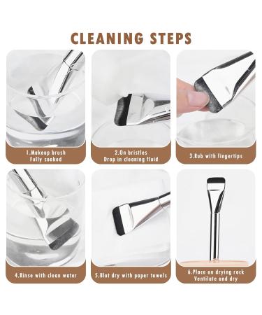 Flat Foundation Brush Set - Jemey Angled Liquid Makeup Brush for Premium Cream & Powder Concealer - Perfect for Flawless Application - Buy Online on GoSupps.com
